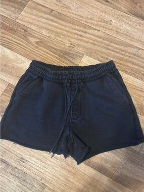 Urban Outfitters Black Elastic Waist Athletic Shorts